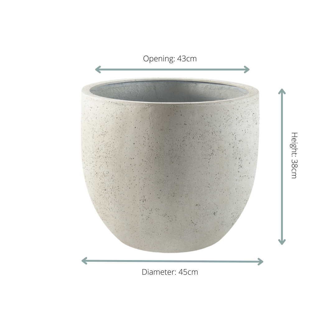 Pot Grigio New Egg Antique White