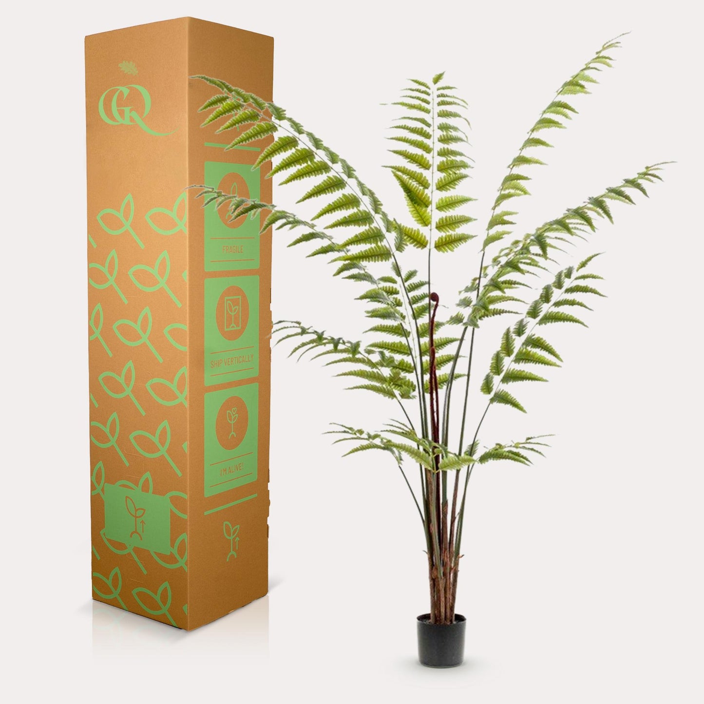 Kunstplant Rumohra Adiantiformis Ledervaren 180 cm