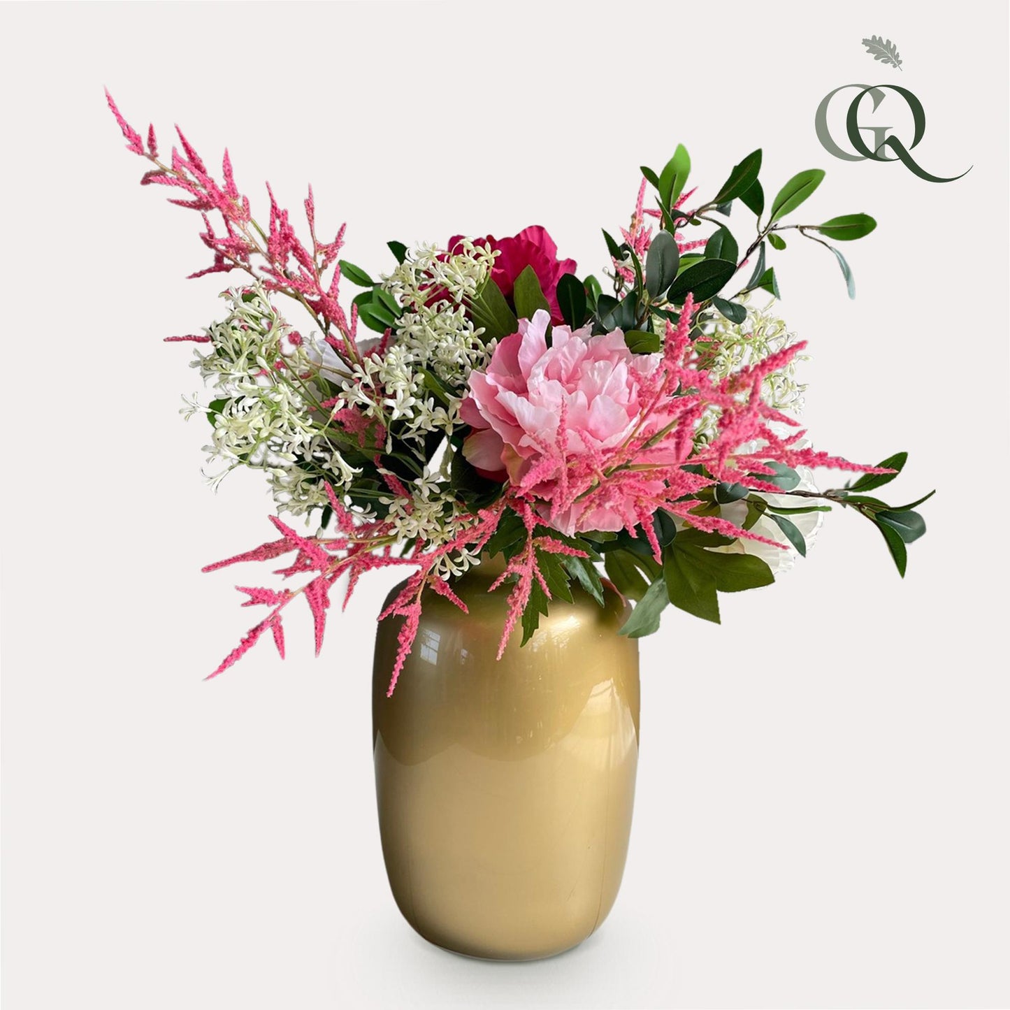 Boeket Shiny Pink - 80cm