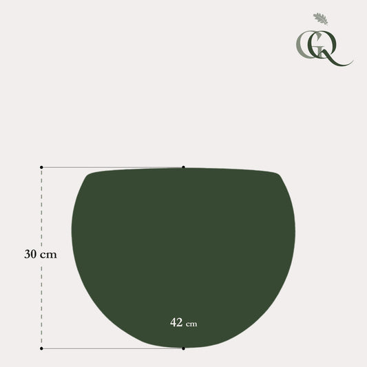 Pot - Antraciet - Raindrop Globe - H30 D42