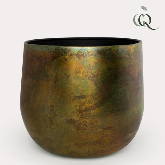 Pot Elisa vintage Koper Green - H24 D29