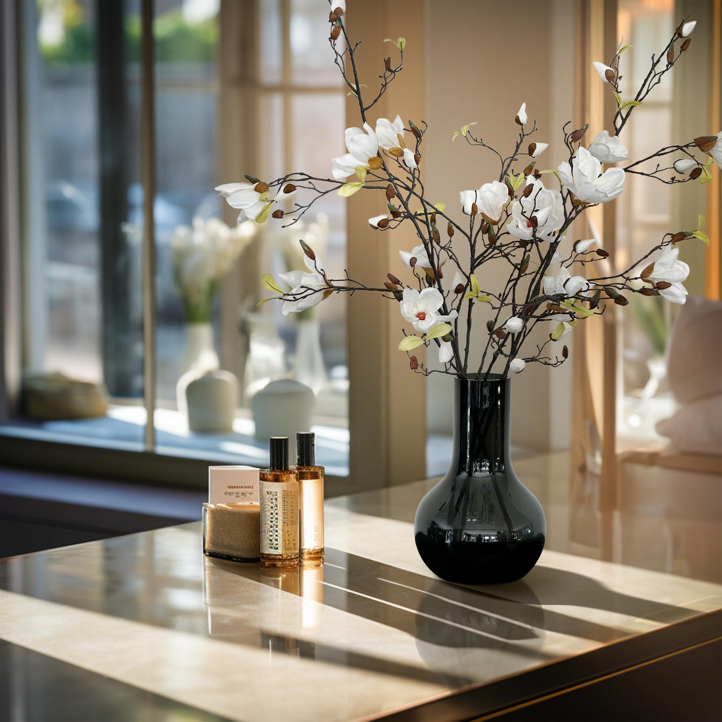 Kunstbloemen Sakura Magnolia - 105cm