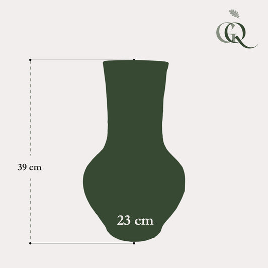 Vaas steen M - H39 D23 - Boa Green