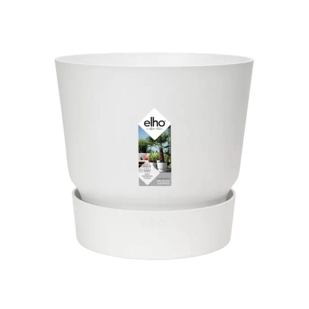Elho greenville round white - D30cm
