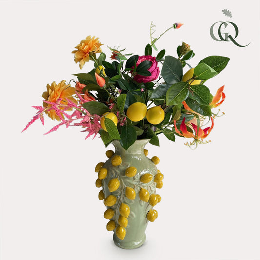 Boeket Lemon Blossom Delight - 80cm