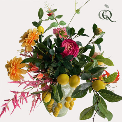 Boeket Lemon Blossom Delight - 80cm