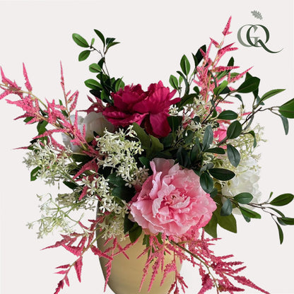 Boeket Shiny Pink - 80cm
